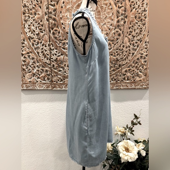 Tommy Bahama Blue Ruffled Halter Sundress - Picture 8 of 14